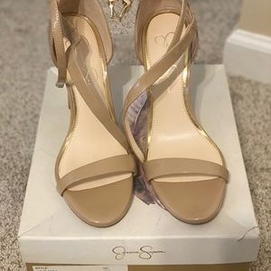 Jessica Simpson nude sandals 9.5